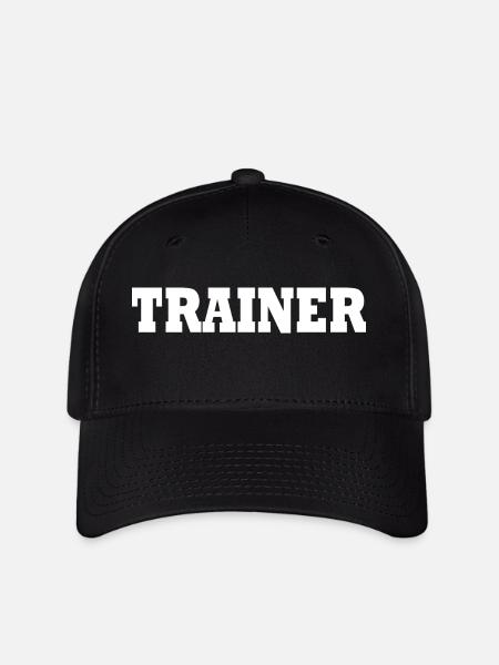 Trainer - Flexfit Cap - Schwarz
