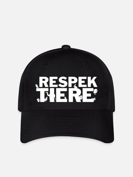 RESPEK TIERE - Flexfit Cap - Schwarz