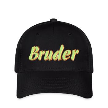 Kosename Bruder 3D Style - Flexfit Cap - Schwarz - Vorne