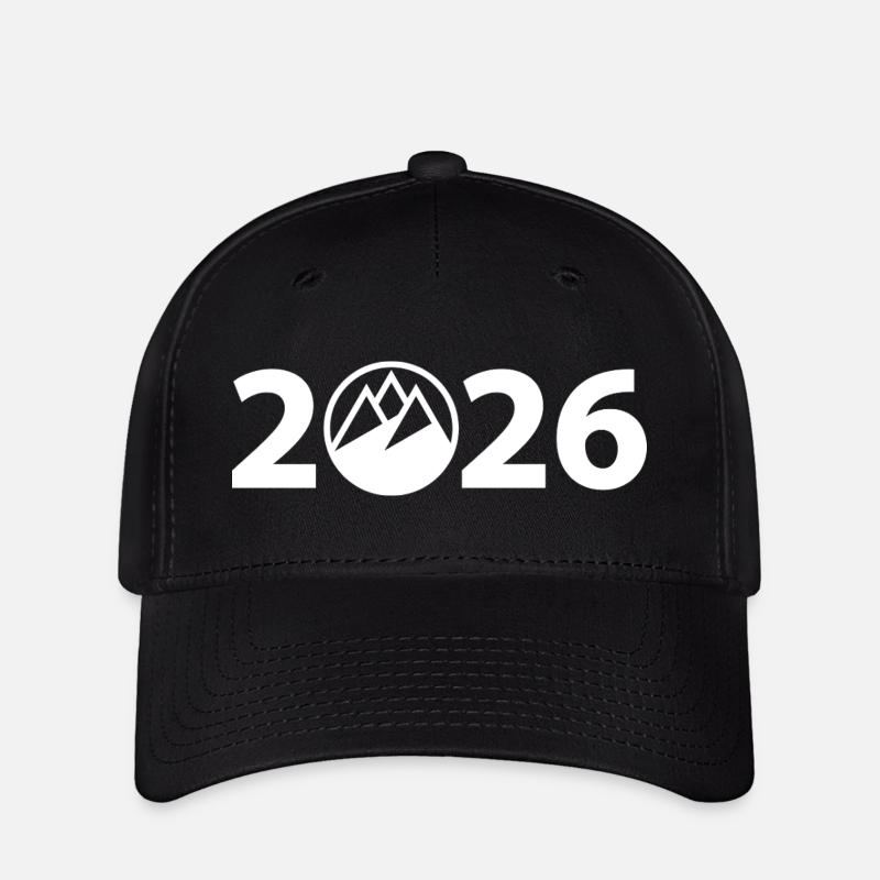 Wandertour 2026, Bergsteigen 2026 - Flexfit Cap - Schwarz
