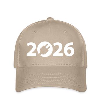 Elektriker 2026, Elektroniker 2026 - Flexfit Cap - Khaki - Vorne