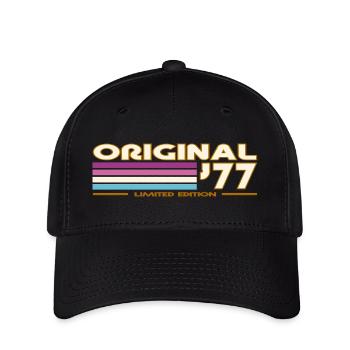 1977 - Flexfit Cap - Schwarz - Vorne