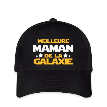 meilleure maman - Casquette Flexfit - noir - Devant