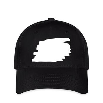 Shapes background - Flexfit Cap - black - Front
