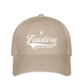 Finistère Terre de légendes avec Hermine - Casquette Flexfit - kaki - Devant