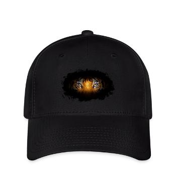 Regard du tigre - Casquette Flexfit - noir - Devant