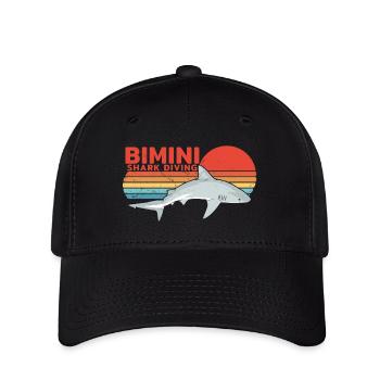 Bimini Bull Shark Diving - Flexfit Cap - black - Front