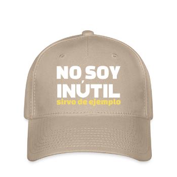 No Soy Inutil Servo de Ejemplo - Flexfit Cap - khaki - Front