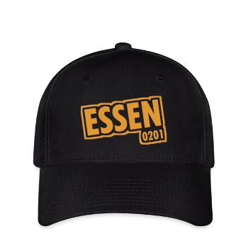 Essen - 0201 - Indicatif régional - Slogan - Casquette Flexfit - noir - Devant