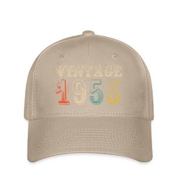 Jahrgang 1955 - 69. Geburtstag - 69 Jahre alt - Flexfit Cap - Khaki - Vorne