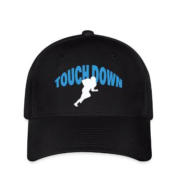 TOUCH DOWN - Flexfit Cap - black - Front