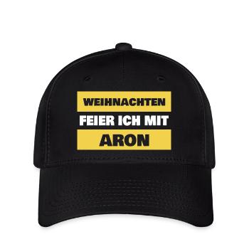 First name Aron - Flexfit Cap - black - Front