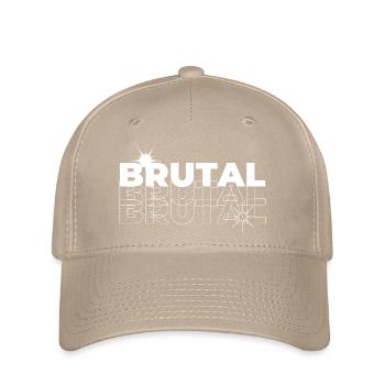Imprimé géométrique Brutal Echo - Casquette Flexfit - kaki - Devant