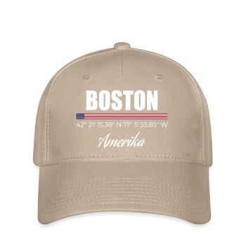 Boston - Flexfit Cap - khaki - Front