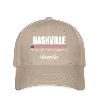 Nashville - Flexfit Cap - Khaki - Vorne