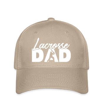 Entwicklung der Lacrosse-Spieler Funny Lax Sports - Flexfit Cap - Khaki - Vorne