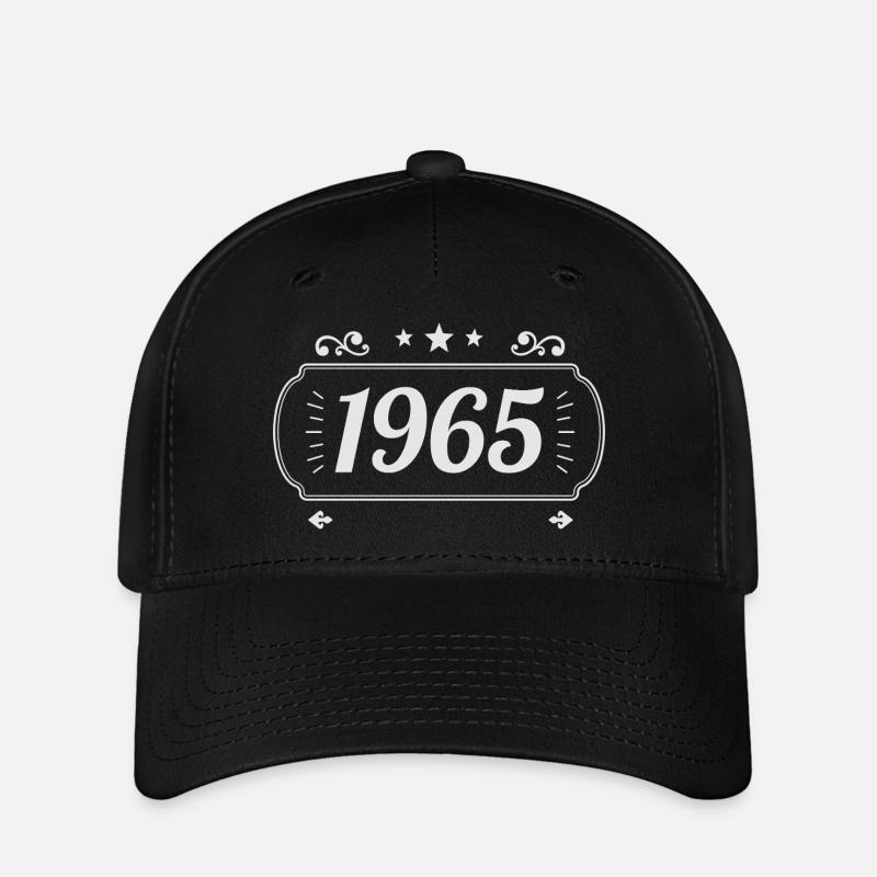 Retro-Jubiläum von 1965 1965 - Flexfit Cap - Schwarz