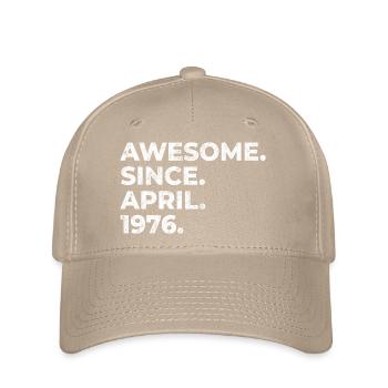 Génial depuis avril 1976 | Anniversaire | Don - Casquette Flexfit - kaki - Devant