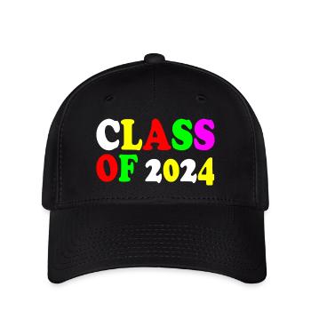 Class of 2024 - Flexfit Cap - black - Front