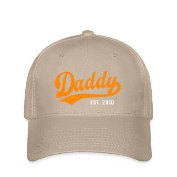 Daddy - Bester Dad Daddy Papa der Welt - est. 2010 - Flexfit Cap - Khaki - Vorne