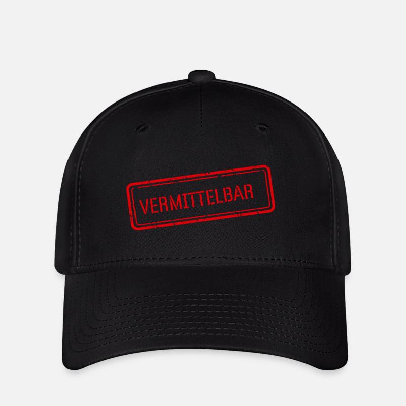 Vermittelbar | Single Frau | Single Mann | Dating - Flexfit Cap - Schwarz