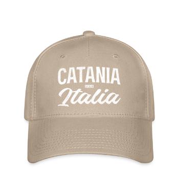 Catania Italia Vintage Script - Flexfit Cap - Khaki - Vorne