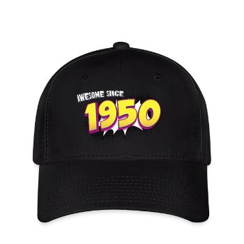 73e anniversaire rétro dans le style Pop Art Comic Book - Casquette Flexfit - noir - Devant