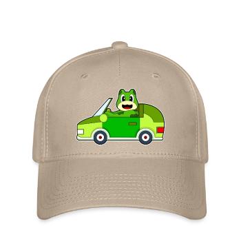 Frosch Auto - Flexfit Cap - Khaki - Vorne
