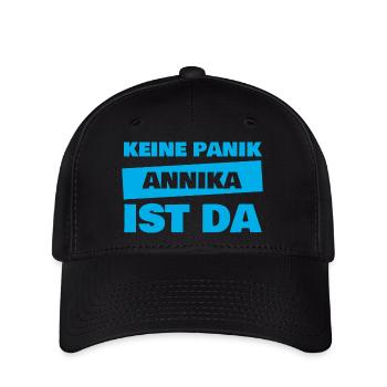 Vorname Annika - Flexfit Cap - Schwarz - Vorne