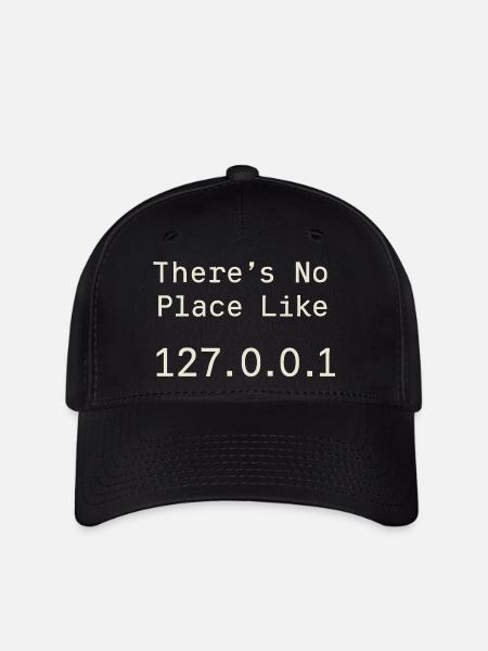 Es geht nichts über Localhost - Flexfit Cap - Schwarz