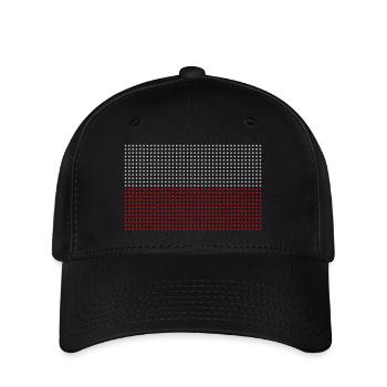 geo_flag_poland_plsph_2c - Casquette Flexfit - noir - Devant