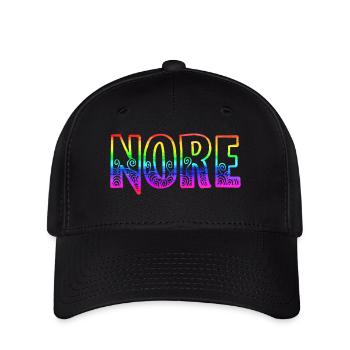 nore rs regenboren - Flexfit Cap - black - Front