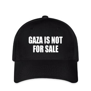 gaza is not for sale - Flexfit Cap - black - Front