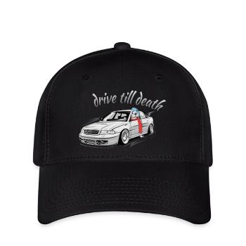 S4 B5 Limousine drive till death - Flexfit Cap - Schwarz - Vorne
