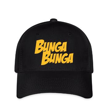 BungaBunga - Flexfit Cap - Schwarz - Vorne