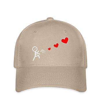 I'm offering you hearts - Flexfit Cap - khaki - Front