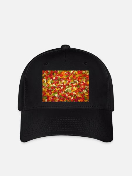 Gummy Bears (Landscape) - Flexfit Cap - black
