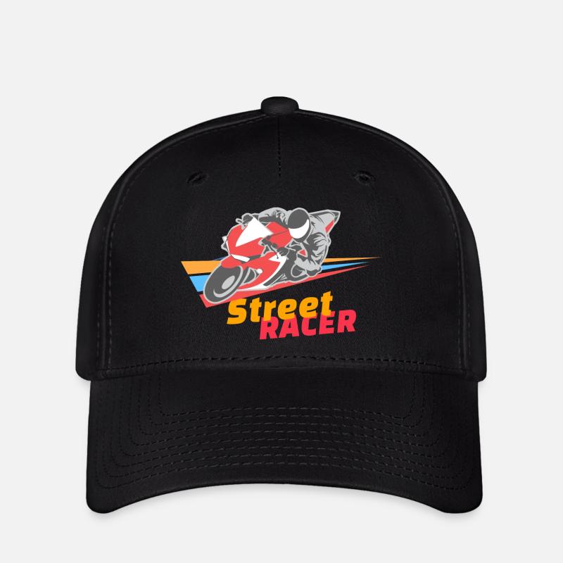 Street Racer design - Flexfit Cap - black