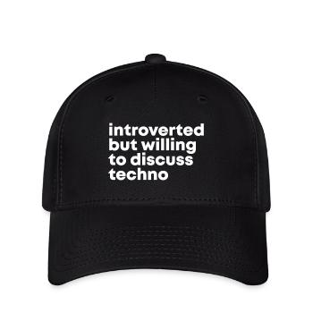 Techno - Flexfit Cap - black - Front