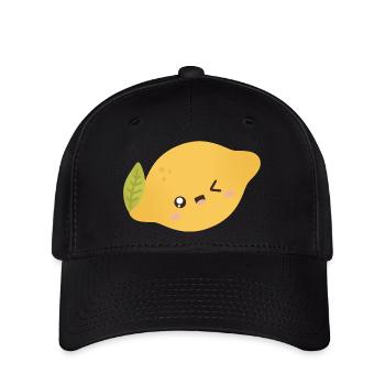 Lemon Kawaii - Flexfit Cap - black - Front