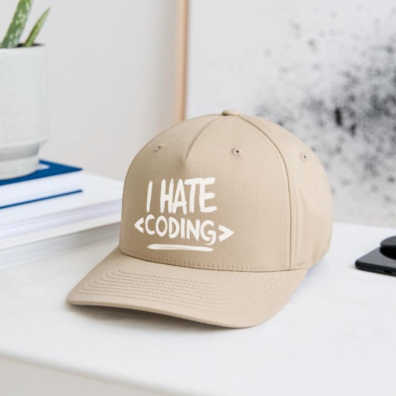 I Hate Coding Computer Web Programmer Flexfit Cap
