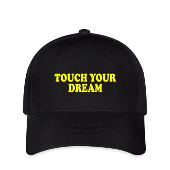 touch your dream - Casquette Flexfit - noir - Devant
