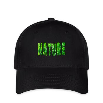 nature - Flexfit Cap - black - Front