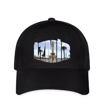 Izmir clock tower - Flexfit Cap - black - Front