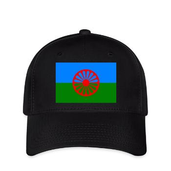Gipsyflag - Casquette Flexfit - noir - Devant