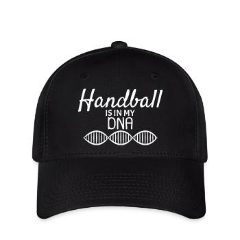 Handball - Flexfit Cap - Schwarz - Vorne