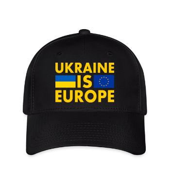 Ukraine - Flexfit Cap - Schwarz - Vorne