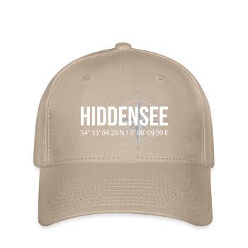 Koordinaten Hiddensee - Flexfit Cap - Khaki - Vorne