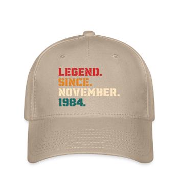 Legende seit November 1984 - Flexfit Cap - Khaki - Vorne