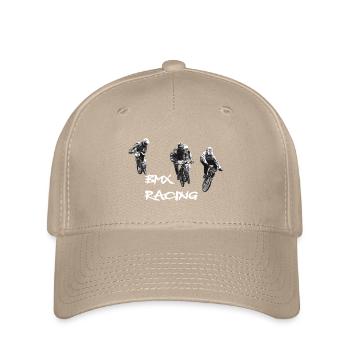 BMX Rennen - Flexfit Cap - Khaki - Vorne